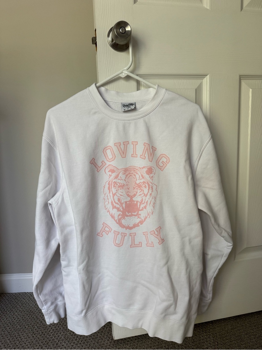 Living Fully Co by Mallory Ervin - Loving Fully sweatshirt tiger M